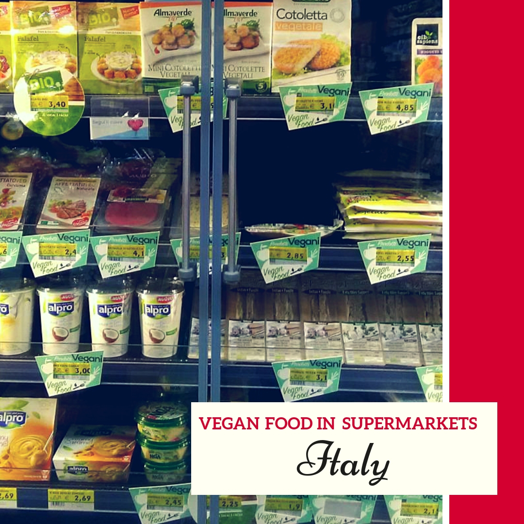 vegan food in italian supermarkets